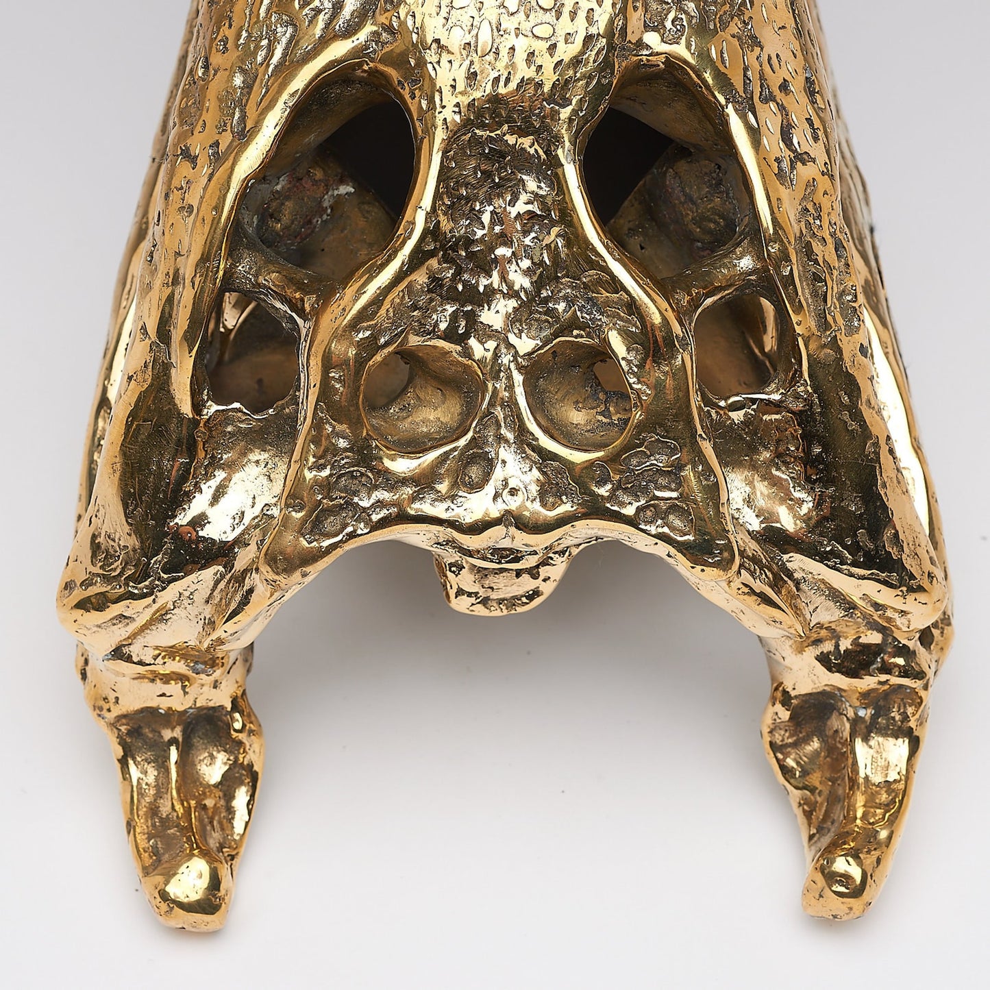 Bronze Crocs Skull