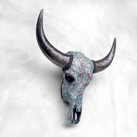 Ripple Glass Mosaic | Buffalo Skull