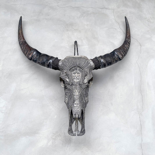 Native Indian | Hand-Carved Buffalo