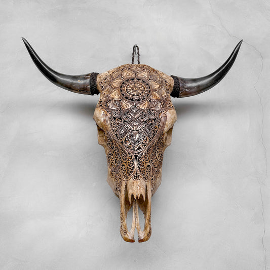 Flower Bouquet | Hand-carved Bull