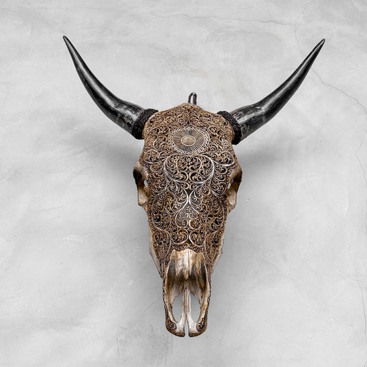 Woodland Whispers | Hand-carved Bull