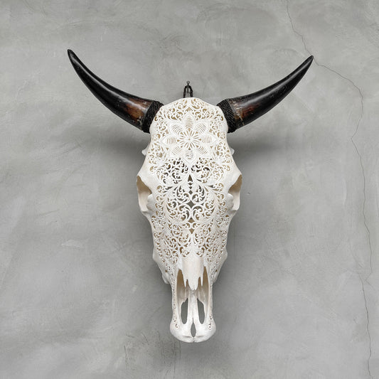 Petal Parade | Hand-Carved Bull